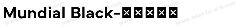 Mundial Black字体转换